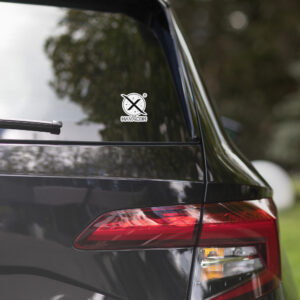 NAVXCOM Sticker (White)